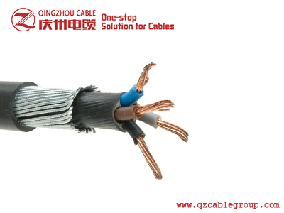 600/1000 V XLPE insulated, wire armoured with copper conductor BS 5467