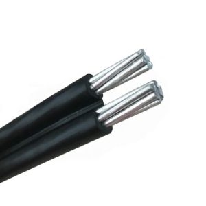 16mm2 Twin Conductor Wire AAC PVC Parallel Aluminum Cable