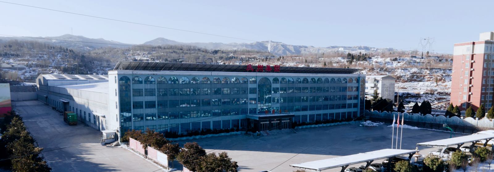 Aerial view of the Qingzhou cable manufacturing campus