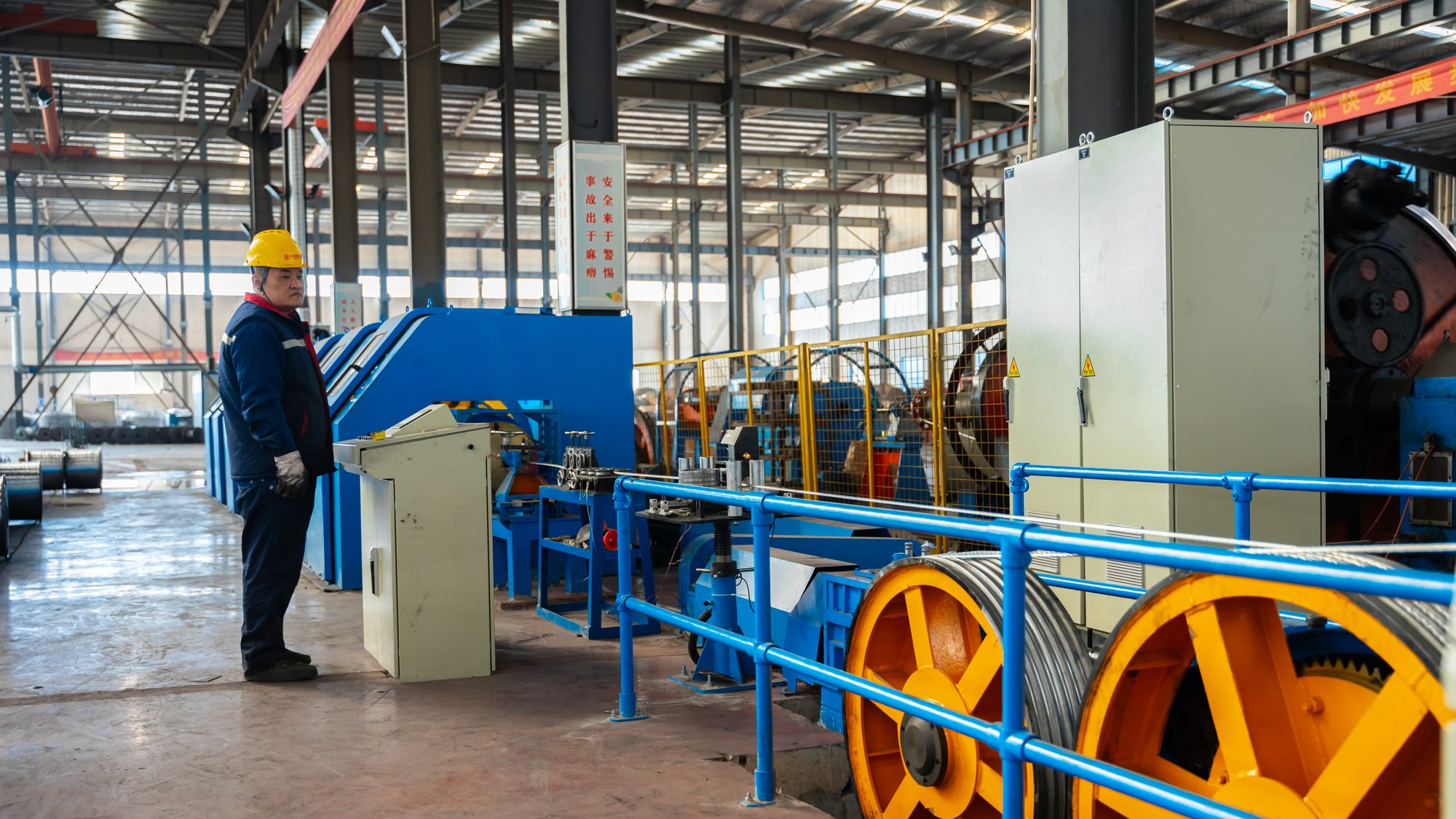 Cable testing and quality control at the Qingzhou plant