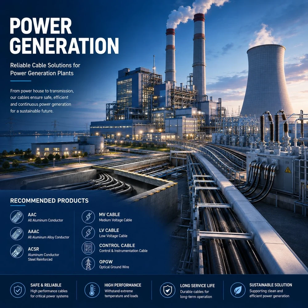 Power Generation Cable Solutions